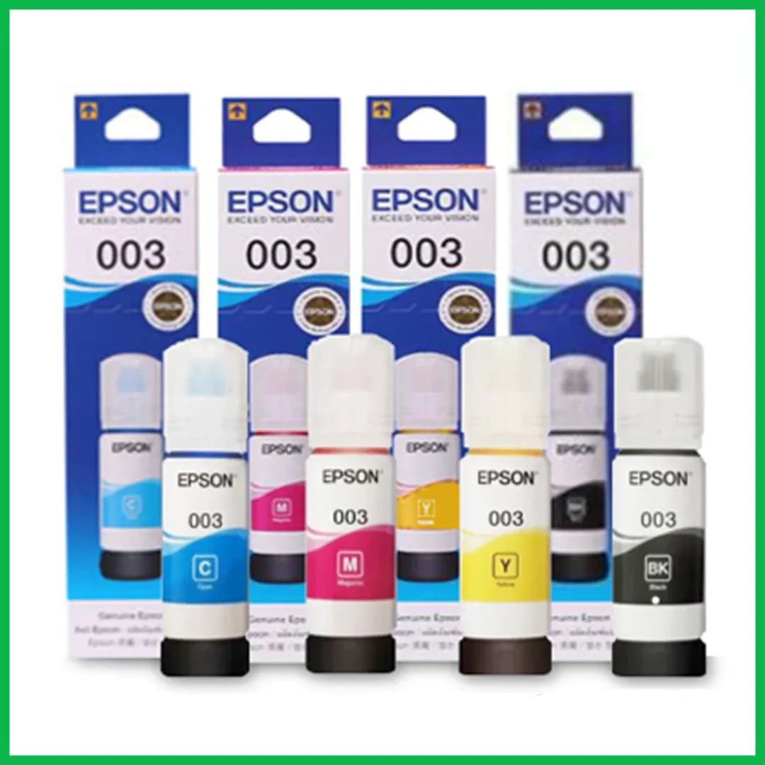 Original Epson 003 Ink Set of 4 (Black, Cyan, Magenta, Yellow) - eBuy UAE